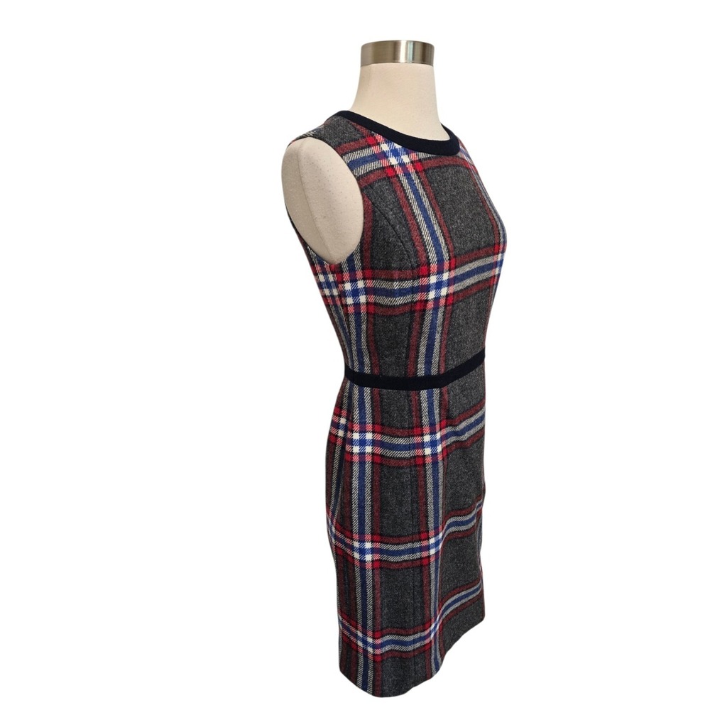Boden Classic Tailored British Tweed Plaid Shift Dress US Size 2
